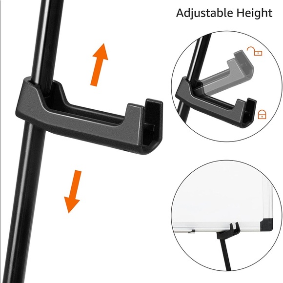 Black metal easels (2) - Picture 6 of 7